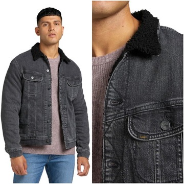 Męska kurtka jeansowa Lee SHERPA JACKET XL