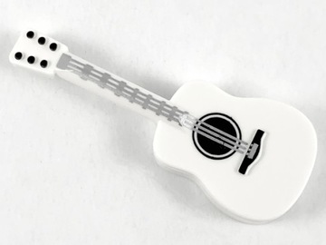 LEGO 25975pb02 6273949 gitara biała