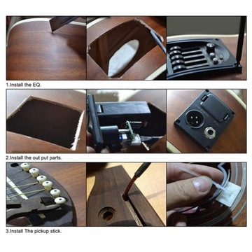 1 комплект гитарных звукоснимателей LCD Z Pickup