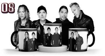 ВОЛШЕБНАЯ КРУЖКА METALLICA + ИМЯ + КАРТОН