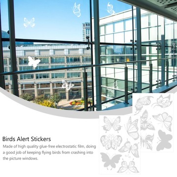 Наклейки на окна с животными, предотвращение столкновений