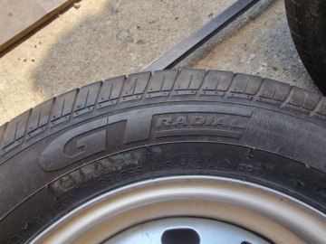 КОЛЕСА ДИСКИ ШИНЫ ЛЕТНИЙ ПРИЦЕП 13 ДЮЙМОВ 5X112 ET30 GT РАДИАЛЬНЫЕ 155R13C 155/13C