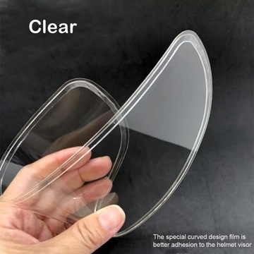 Наклейка противотуманная PINLOCK, универсальная, для шлема, козырька, прозрачная