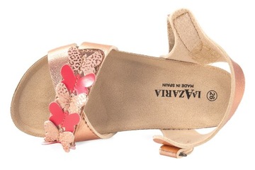 LA AZARIA 3044C03 ДЕТСКИЕ САНДАЛИИ ЛЕТНИЕ FUSBETY SALMON PINK BUTTERFLY R 32