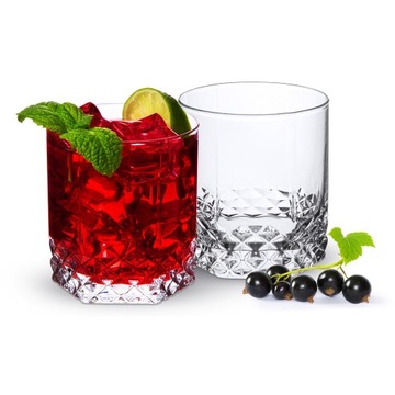 ZESTAW SZKLANEK DO WHISKY NAPOJÓW DRINKÓW KOMPLET SZKLANKI 310 ml 6 szt.