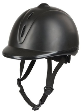 Kask jeździecki Econimo, czarny, 53-57 cm, Covalli