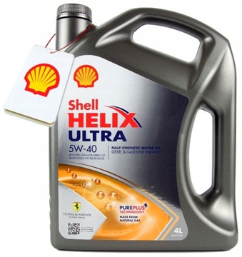 SHELL HELIX ULTRA 5W-40 МОТОРНОЕ МАСЛО 5W/40 4л
