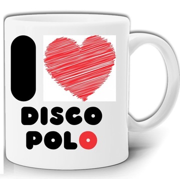 I LOVE DISCO POLO KOCHAM DISCO KUBEK +PUDEŁKO DP2