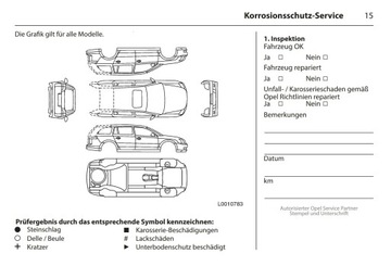 Opel Niemiecka Książka Serwisowa 2020-2023