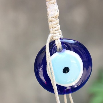 1 КУСОК. КУЛОН ИЗ СПЛАВА СУГЛЫЙ ГЛАЗ КАМЕНЬ ЗЛОГО ГЛАЗА