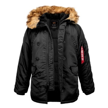 Kurtka Alpha Industries N3B 100106 03 Czarna M