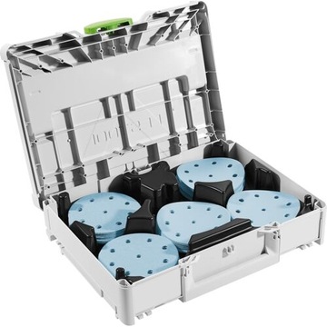 FESTOOL SYSTAINER NA MATERIAŁY ŚCIERNE SYS-STF D125 GR-Set 578193
