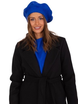 Klasyczny Dzianonowy Modny Stylowy BERET DAMSKI Zimowy