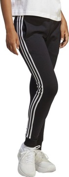 SPODNIE DAMSKIE ADIDAS ESSENTIALS 3-STRIPES FRENCH TERRY CUFFED CZARN r S