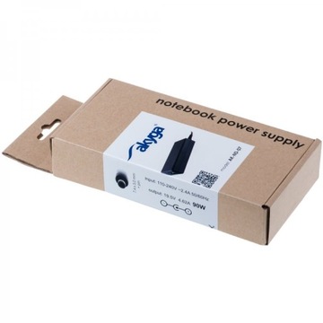 Zasilacz Akyga AK-ND-68 Ładowara do laptopa DELL 19.5V 2.31A 45W 4.5x3.0mm