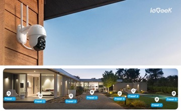 НАРУЖНАЯ КАМЕРА МОНИТОРИНГА HD WiFi IP ЗУМ СИГНАЛИЗАЦИЯ