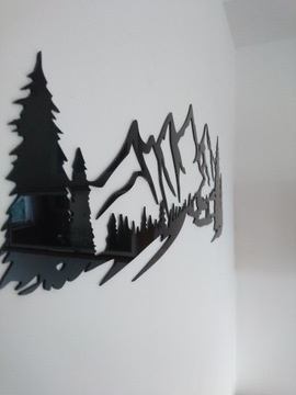 Настенный декор для квартиры ГОРЫ для комнаты картина А235 130х48