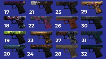 GLOCK SKIN GUN COUNTER-STRIKE IRL на подвеску ПОДАРОК ​​ПОДАРОК