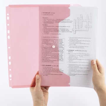 Папка-конверт А4, сложенная для переплета - 10 шт.