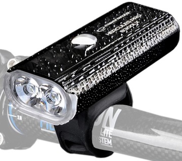 LAMPKA ROWEROWA LED PRZÓD SUPER MOCNA 8300LX USB