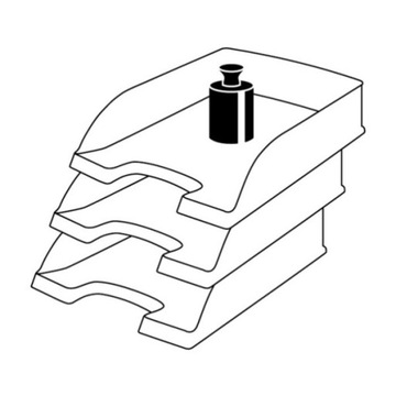 Полка для документов Leitz Plus Standard A4 x3