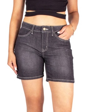 krótkie SPODENKI DAMSKIE jeansowe duże rozmiary DŻINSOWE modne 46 3XL FIRI