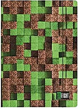 Teczka z gumką A4 St. Majewski minecraft pixel cubes