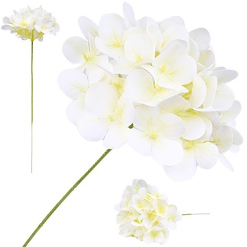 HORTENSJA 40CM PIĘKNY SZTUCZNY KWIAT OZDOBA PIK DEKORACJA PREMIUM HORTENSJE