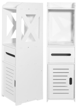 ШКАФ ДЛЯ ВАННОЙ, АЖУР, БЕЛЫЙ СТОЛБ, ПОЛКА ДЛЯ БУМАГИ, КОСМЕТИКА