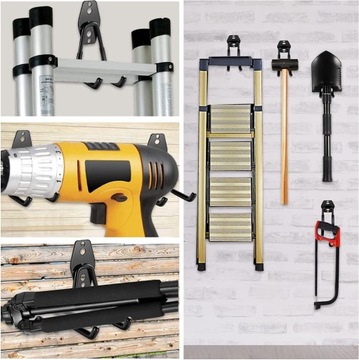 Крючки для гаражного хранения, крючки для лестниц 8