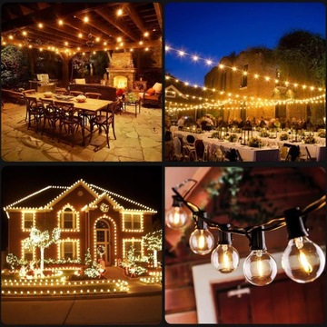 Гирлянда Садовые светильники 30м 100+4шт LED IP44 1Вт