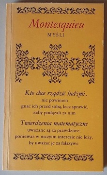 Montesquieu / Monteskiusz - Myśli