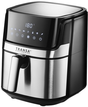 FRYTKOWNICA BEZTŁUSZCZOWA FRYTOWNICA INOX 8 PROGRAMÓW XXL 6L 1700W