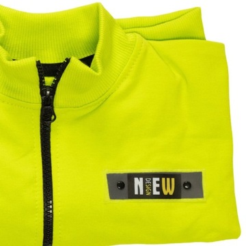 Dres dziecięcy limonka GAMEX bluza + spodnie 98 (2-3 Lata)