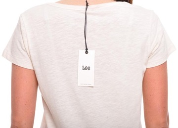 LEE t-shirt beige s/s SCOOP NECK TEE _ L