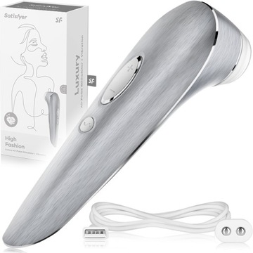 MASAŻER POWIETRZNY + WIBRATOR SATISFYER PRO LUXURY