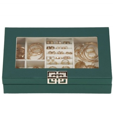 Шкатулка для украшений, футляр-органайзер, элегантная коробочка, сундучок для женщин