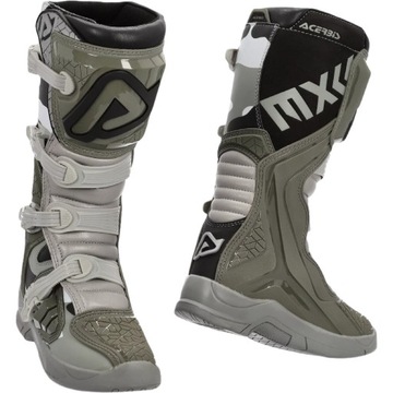 BUTY MOTOCYKLOWE MX ACERBIS X-TEAM CAMO KHAKI - 44