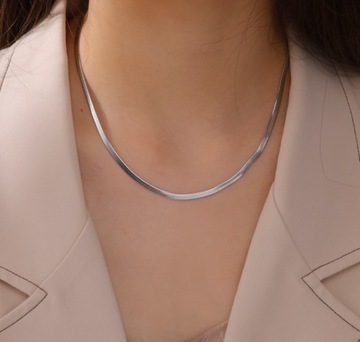 Цепочка Змея Нержавеющая сталь 316L Змея 2мм 45см