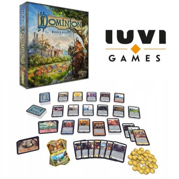 IUVI GAMES DOMINION II EDYCJA GRA KARCIANA TOWARZYSKA IMPREZOWA 500 KART