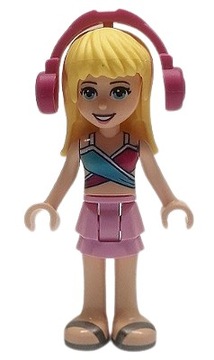 LEGO Figurka Friends Stephanie Słuchawki frnd398