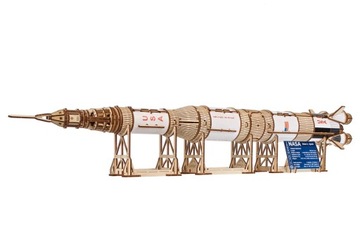 NASA Saturn V drewniany model 3D do składania