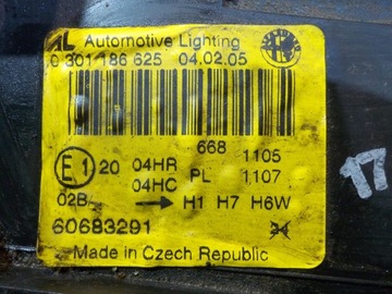 ALFA ROMEO GT 05R SVĚTLO LEVÝ PŘEDNÍ