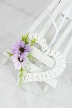 Плетеный головной убор в форме сердца, украшение для домашней комнаты ФИОЛЕТОВЫЙ