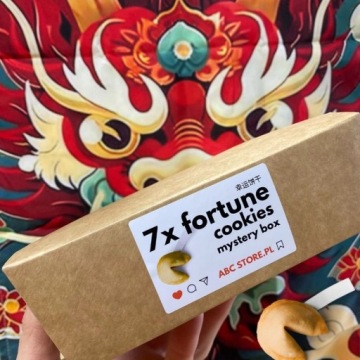 Подарочная коробка 7 фортун печенье сюрприз 7day-7fortune тайная коробка
