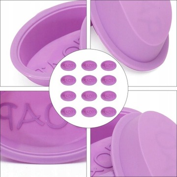 Инструментальные силиконовые формы для мыла для помадки, 25 шт.