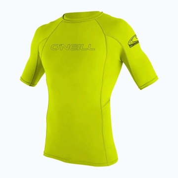 Koszulka ONEILL BASIC SKINS S/S RASH GUARD Lime XL