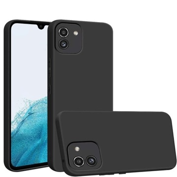 ETUI do SAMSUNG GALAXY A03 SOFT MATT + SZKŁO