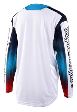 Troy Lee Designs Джерси Sprint Fuel Белый Юниор L