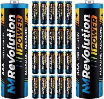 20x MOCNA BATERIA NM REVOLUTION ALKALINE AAA LR03